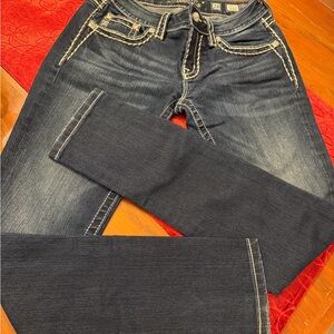 Miss Me Dark Blue Skinny Jeans